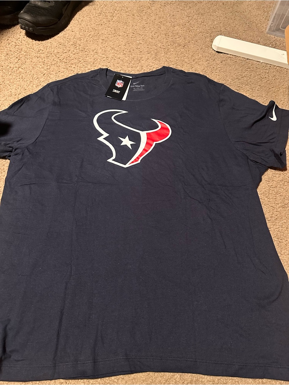 Nike NFL Houston Texans Navy Logo Tee